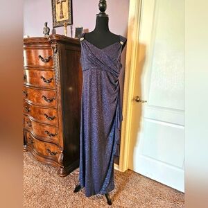 Sparkling Navy Blue gown dress